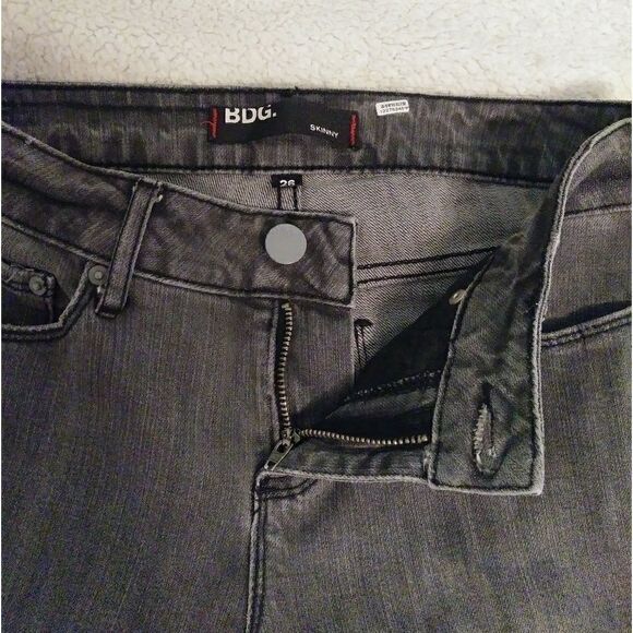 BDG Urban Outfitters Mid Rise Grey Skinny Jeans - Picture 4 of 5